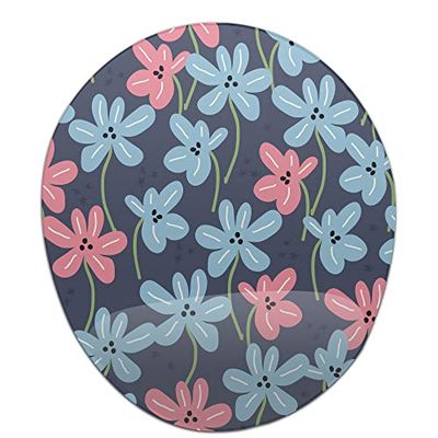Questo Casa, Alfombrilla de ratón ergonómica con reposamuñecas, impresión Digital, antitendón, Antideslizante, para Oficina y hogar, tamaño: 20 x 23 cm