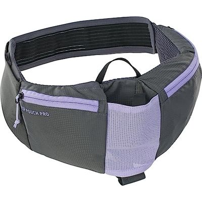 EVOC HIP POUCH PRO heuptasje voor fietstochten (heuptasje met verstelbare riemen incl. 550 ml drinkfles, 2 heupgordelvakken, ideaal opbergzakje, inhoud: 1,5 L), Veelkleurig