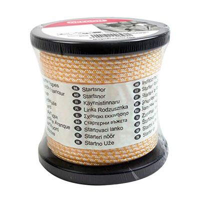 Oregon 90200 slitstarkt professionellt startrep, vit, 3,0 mm x 100 M