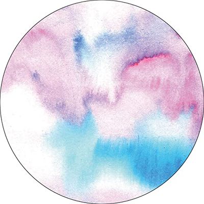 Bonateks, Runt digitalt tryckt musmatta, halkfri undersida, för kontor och hem, diameter: 22 cm