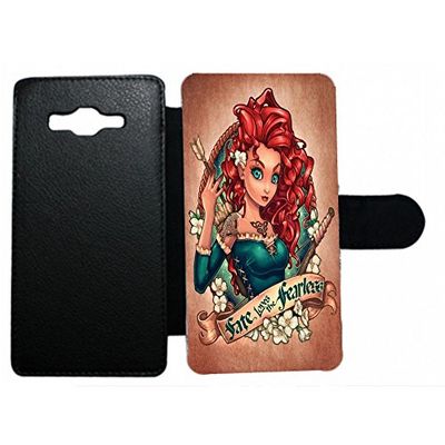 Aux Prix Canons Beschermhoes voor Samsung Core Prime Princess Tattoo 14