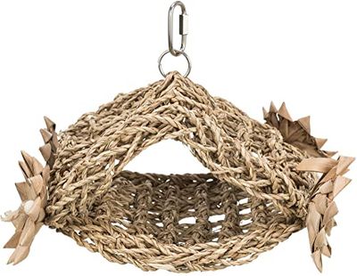 TRIXIE Vogel 58724 - Tenda a forma di erba marina da appendere, 19 × 22 cm