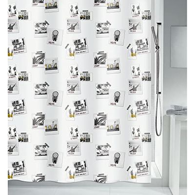 MSV Polyester Shower Curtain 180 x 200 cm