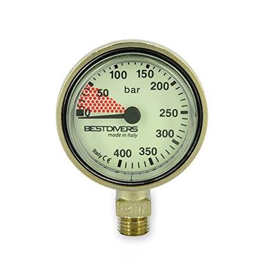 Best Divers Ab0775 Manometer Sub, zilver, 4,5 x 2 cm