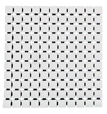 RIDDER Tappetino Doccia, TPE, Polipropilene, Bianco, 54x54 cm