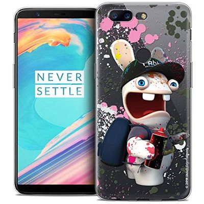 Beschermhoes voor 6 inch OnePlus 5T, ultradun, konijntje Crétins Painter