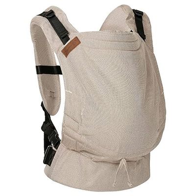 Hoppediz Buckle – 4-i-1-bärsele för nyfödda från födseln – fullbuckle bärhjälp med 2 spännen – växer med upp till 20 kg – design Djerba