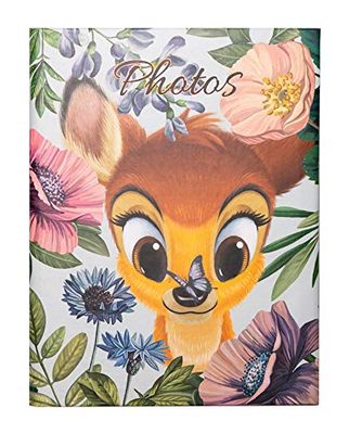 Album de fotos Disney Bambi - 10x15cm con 100 bolsillos - tapa dura 16,5x12,5 cm - Producto con licencia oficial