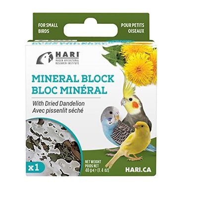 Hari Bloque Mineral para Pájaros, Diente de León, 1 ud