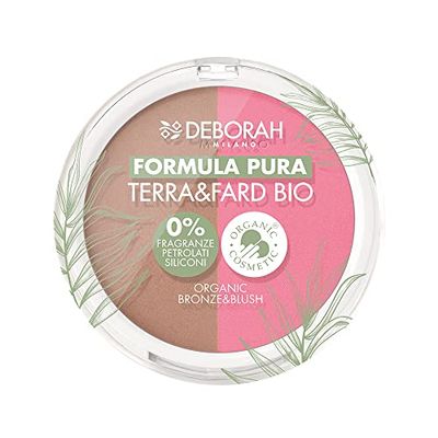 Deborah - Terra & Fard Formula Pura, with organic and vegan raw materials - Warms the complexion and gives a radiant finish - Ideal for sensitive skin - Colour 4 Dunk, 9 g