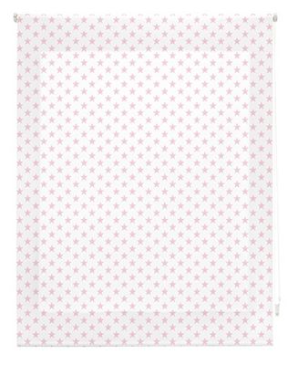 Blindecor Stars Tenda Avvolgibile, Tessuto, 140 x 250 cm, Rosa