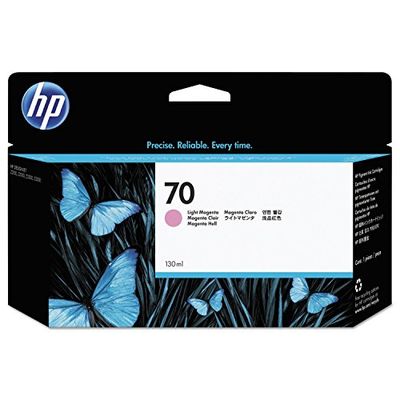 HP 70 C9455A Magenta Claro, Cartucho de Tinta DesignJet, de 130 ml, para Impresoras HP DesignJet Z2100, Z3100, Z3200 Photo Printer series, HP DesignJet Z5200 PostScript Printer