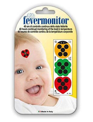 GIMA 25601 Termometro Ferevr Monitor, 48 Ore, Blister, Confezione da 10