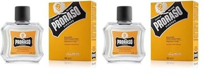Proraso After Shave bálsamo con aroma a madera y especias - 100 ml (Paquete de 2)