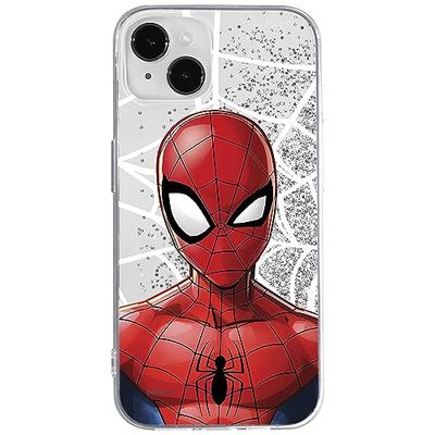 ERT GROUP mobiltelefonfodral för Apple Iphone 14 PLUS originalt och officiellt licensierat Marvel mönster Spider Man 012 optimalt anpassad till formen på mobiltelefonen, med glitter overflow-effekt