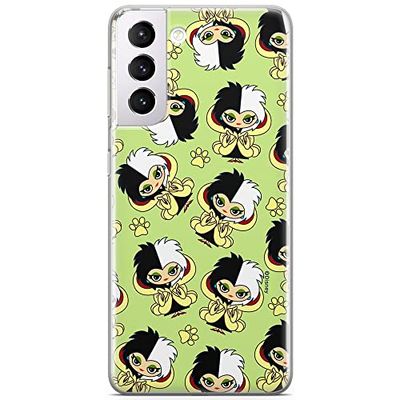 ERT GROUP etui na telefon Samsung S21 PLUS, case oryginalny i oficjalnie licencjonowany przez Disney, wzór Cruella 007, optymalnie dopasowane, plecki z TPU