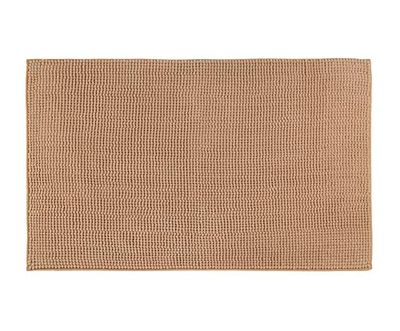 Gözze - Alfombrilla de baño antideslizante, muy suave, microfibra, 60 x 100 cm - Castaña
