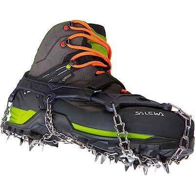 SALEWA Puez Mtn Spike Crampon acessório, unissexo para adulto, preto noite, M