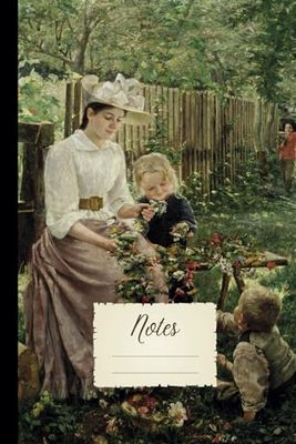 Notes: Lined Notebook Journal with Classical Vintage Art Aesthetic Design, 6x9, Ruled, 120 Premium Pages, 528
