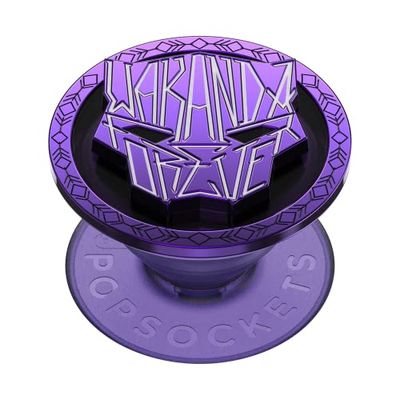 PopSockets: PopGrip - Supporto e Impugnatura per Telefoni Cellulari e Tablet con un Top Intercambiabile - Enamel Wakanda Forever