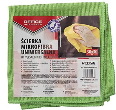 OFFICER PRODUCTS 22035311-99 - Paño de microfibra para ventanas, paños de microfibra, 240 g/mkg, 30 x 30 cm