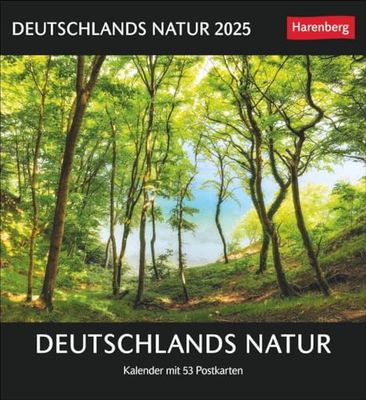 Deutschlands Natur Postkartenkalender 2025 - Kalender mit 53 Postkarten: Die schönsten Landschaften in einem Tischkalender: Postkarten zum Sammeln und ... Jede Woche die Schönheit Deutschlands!