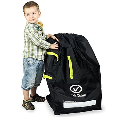 V VOLKGO Car Seat Bags for Air Travel for Airplane, Easy Carry Durable Seat Gate Check Bag, Carseat Cover, Carseat Case, Car Seat Cover for Airplane Travel, Stars, Standard