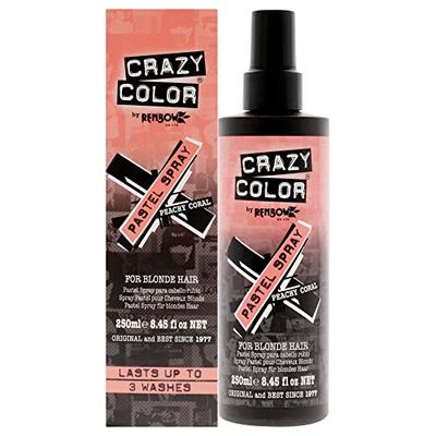 Crazy Color Pastel Hair Spray Peachy Coral 250 ml