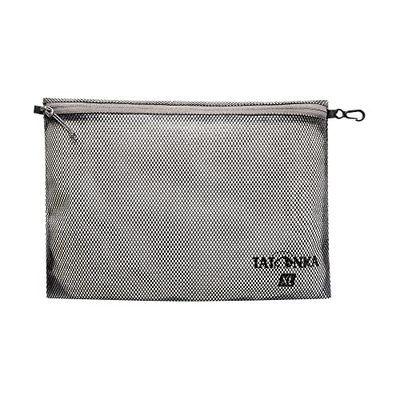 Tatonka Zak met ritssluiting - platte opberg- en documententas in verschillende maten en als set - doorzichtig, waterdicht en robuust, zwart, XL (35 x 25 cm)