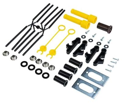 Rolly Toys Montagetas voor Mega Trailer (montagehulp, reserveonderdeel pedaalvoertuigen, montagegereedschap) 30001700000, zwart