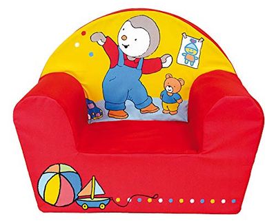 FUN HOUSE 713343 T'CHOUPI Fauteuil Club Origine France Garantie pour Enfant L.52 x P.33 x H.42 cm
