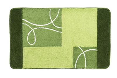Kleine Wolke Tappeto Da Bagno Curly Verde 60 x 100 cm