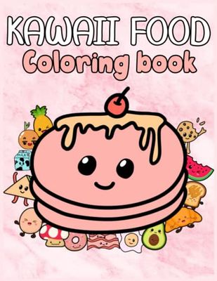 Kawaii Food coloring book