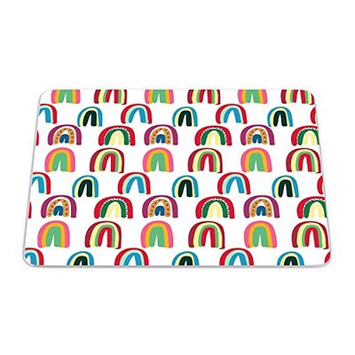 Bonamaison, Rectangular Digital Printed Mouse Mat Non-Slip Bottom for Office and Home Size: 22 x 18 cm