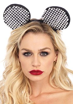 Leg Avenue - Studded mouse ears, Taille Unique (Argent)