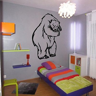 Tatoutex Stickers Ours - Beige, L 80cm x H 120cm