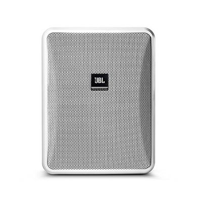 JBL Professional Control 25-1-WH Compact Indoor/Outdoor Background/Foreground Speaker, White, Sold as Pair
