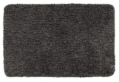 Wenko 23090100 badrumsmattor, polyester, grå, 55 x 65 cm