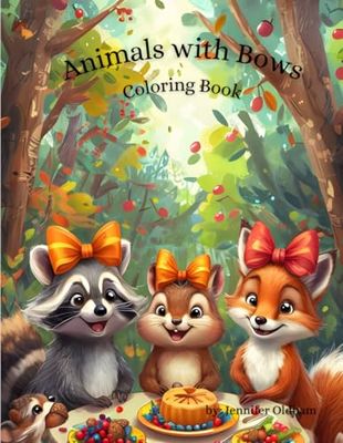 Animals with Bows: coloring book