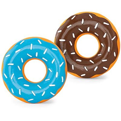 ZippyPaws Latex-Donutz – Schokolade und Blaubeere (2er-Pack)