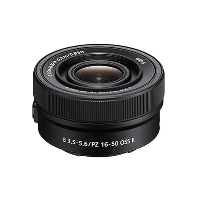 Sony E PZ 16-50 mm F3.5-5.6 OSS II Obiettivo con PowerZoom, Stabilizzatore Ottico, Mirrorless APS-C, Attacco E (SELP16502B)