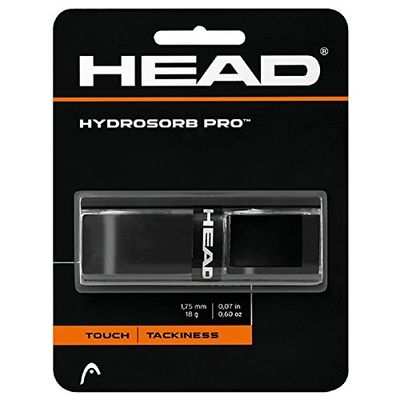 HEAD Empuñadura de raqueta HYDROSORB PRO unisex, negra, talla única