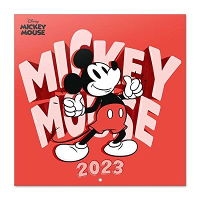 Grupo Erik Disney Musse Väggkalender 2023 30 x 30 cm FSC| 12 månaders planerare | Fyrkantig väggkalender 2023 | Familjeplaneringskalender 2023 | Disney-kalender 2023 | Disney-gåvor | Gratis