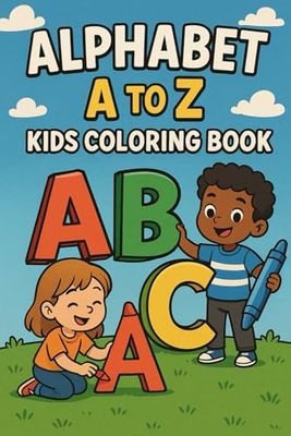 Alphabet A to Z kids coloring book