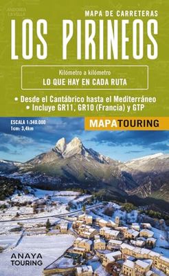 Mapa de Los Pirineos 1:340.000