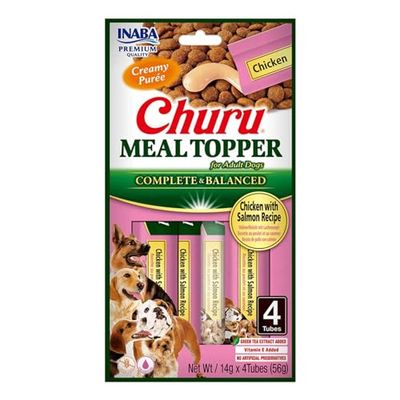 Inaba Churu Meal topper kyckling med lax kyckling mellanmål för hundar