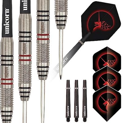 Unicorn Valeur Core Plus Fléchettes Pointe en Acier-Argent - 25 g
