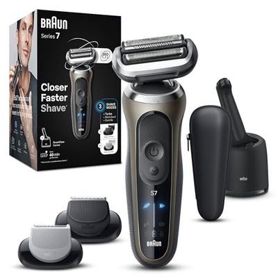 Braun Electric Shaver for Men, Series 7, 72-C7650cc, Gold