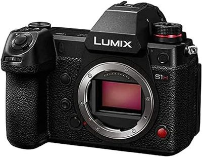 Panasonic LUMIX S1HE spegelfri kamera med full ram, 6K videoinspelning med flip-skärm (fullramsinspelning, 4:2:2 10-bitars intern inspelning, endast kamerakropp, svart)