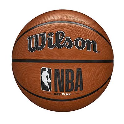 Wilson NBA DRV Plus Basketball, Unisex-Adult, Marrone, Misura 6